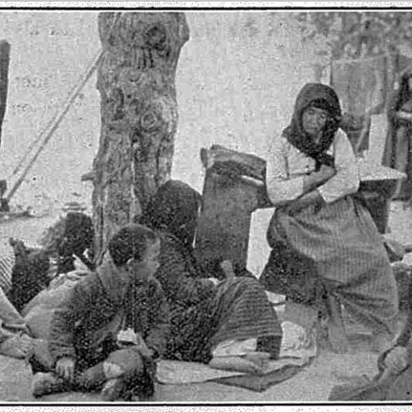 Ottoman Greeks deported from their homes.